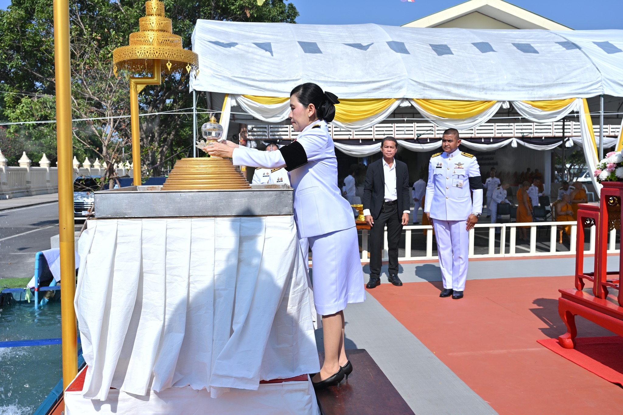 title - ส.ป.ก.นครปฐม เข้าร่วมพิธีอัญเชิญพระบรมสารีริกธาตุ เนื่องในประเพณีสงกรานต์ 2569